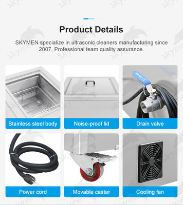 95 Gallon SUS304 Tank Industry Ultrasonic Bath Cleaner For Metal Parts
